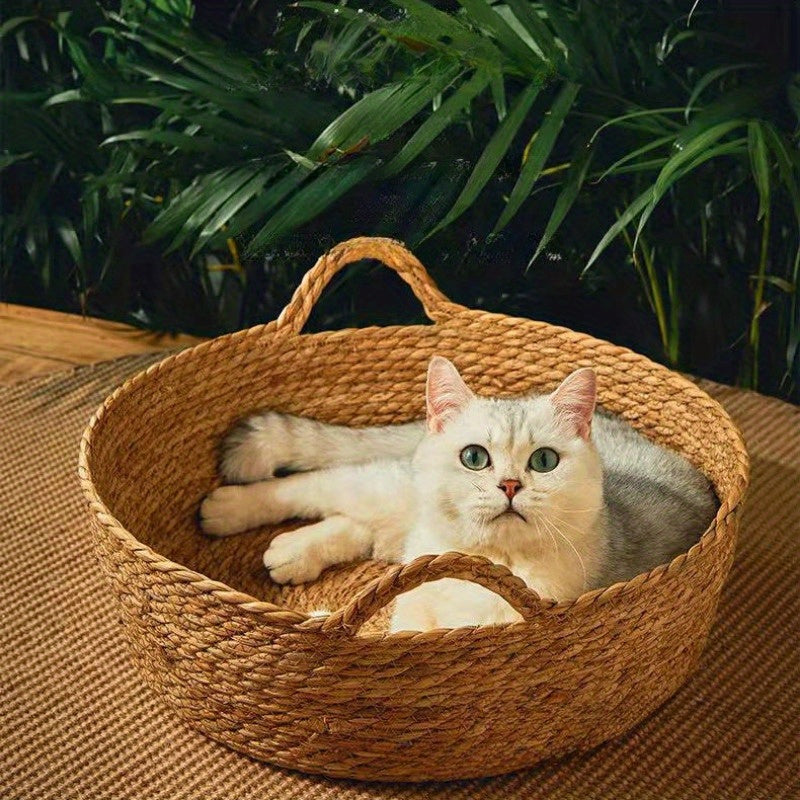 2-Pack Deluxe Linen Cat Beds