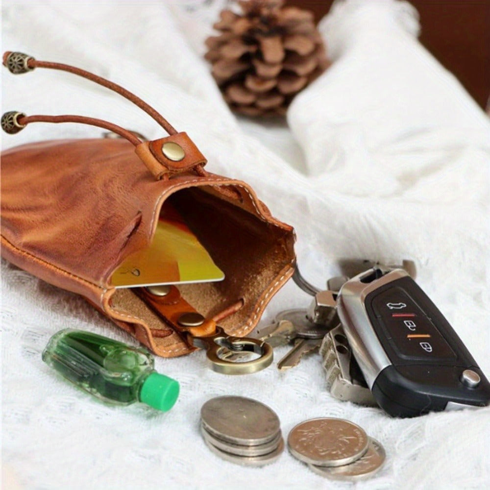 2pcs/ set Viking Wallet Sporran Leather Key Bag
