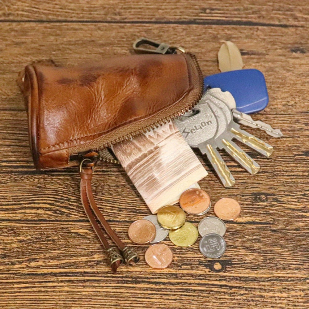 2pcs/ set Viking Wallet Sporran Leather Key Bag