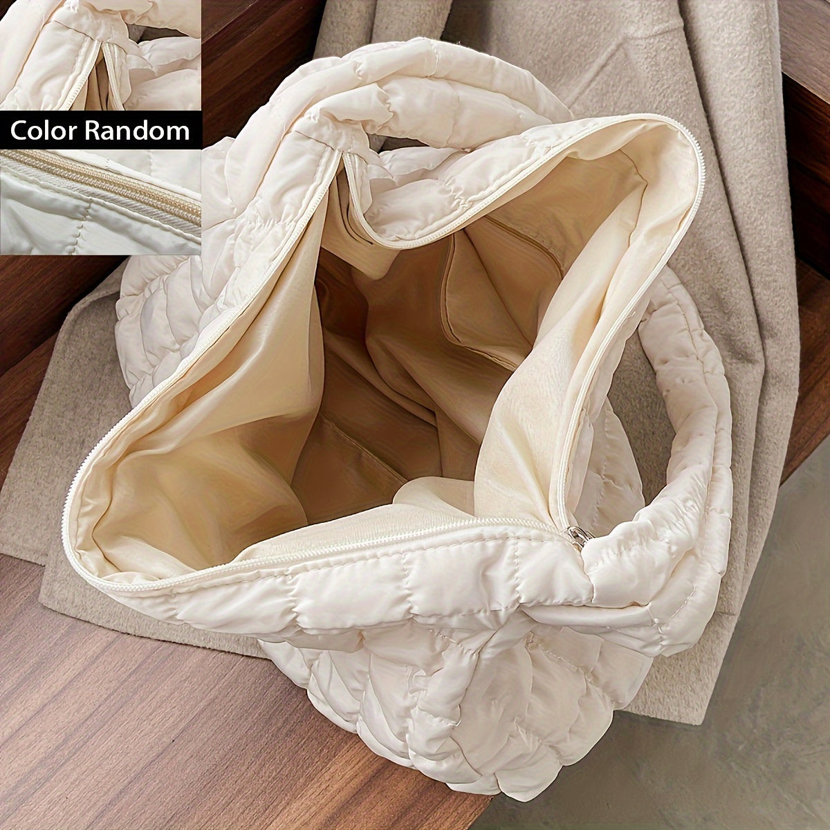 Minimalist Quilted Tote Bag