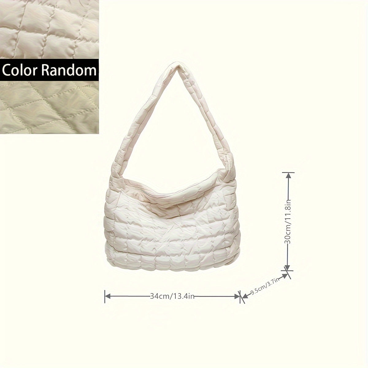 Minimalist Quilted Tote Bag