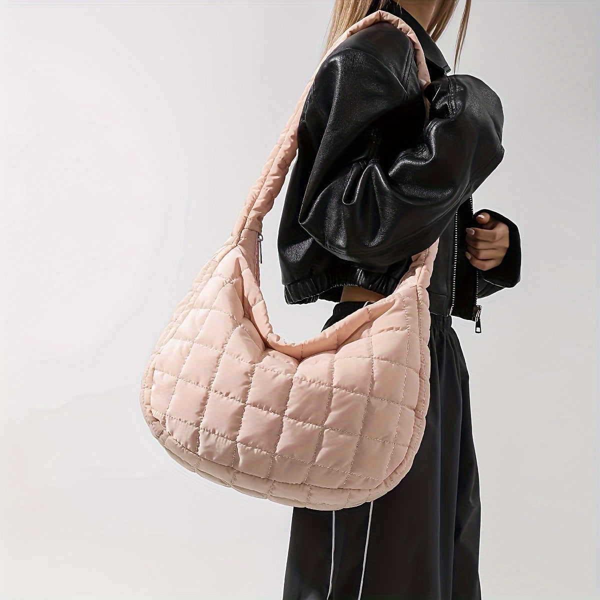 Minimalist Quilted Tote Bag
