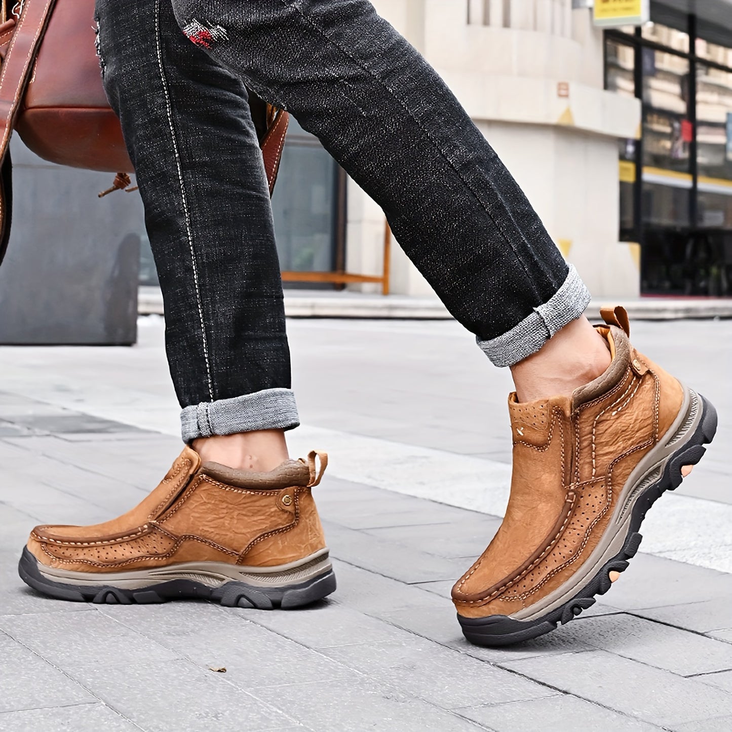 Comfy Vintage High Top Loafer Shoes