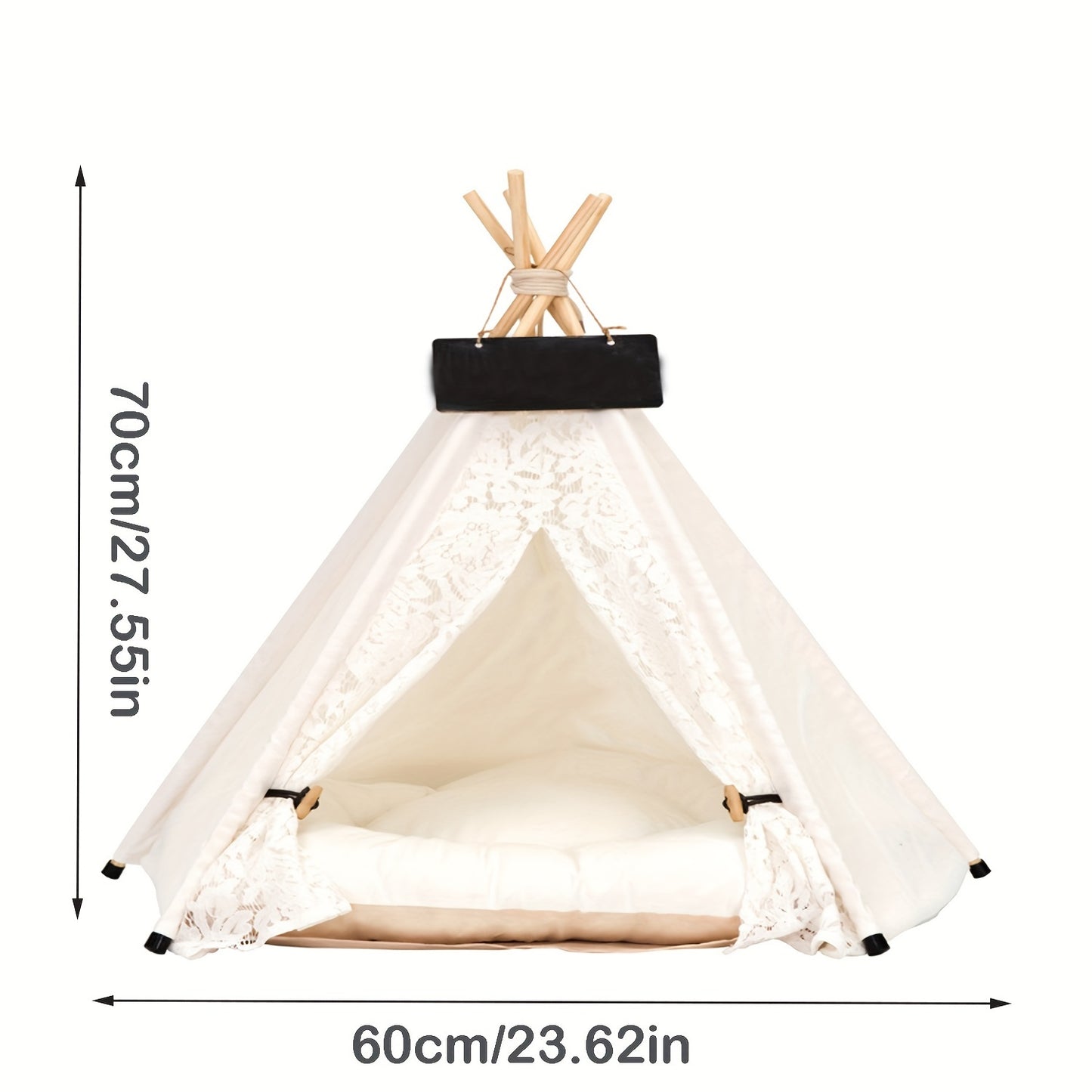Dog Teepee With Thick Pad