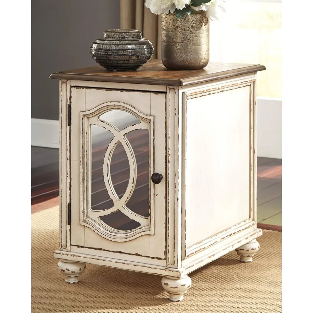 Realyn Farmhouse Chair Side End Table