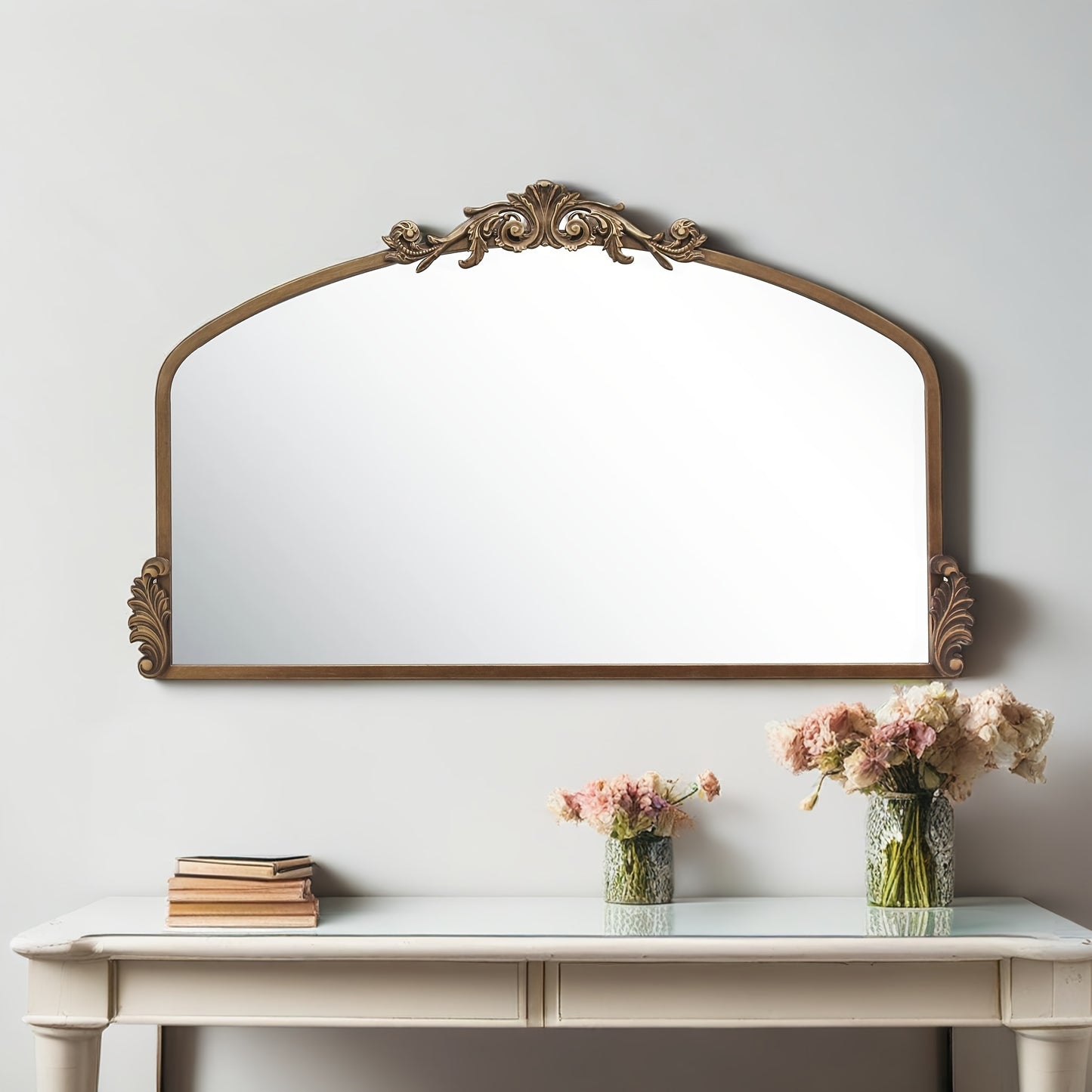 Vintage Metal Wall Mirror