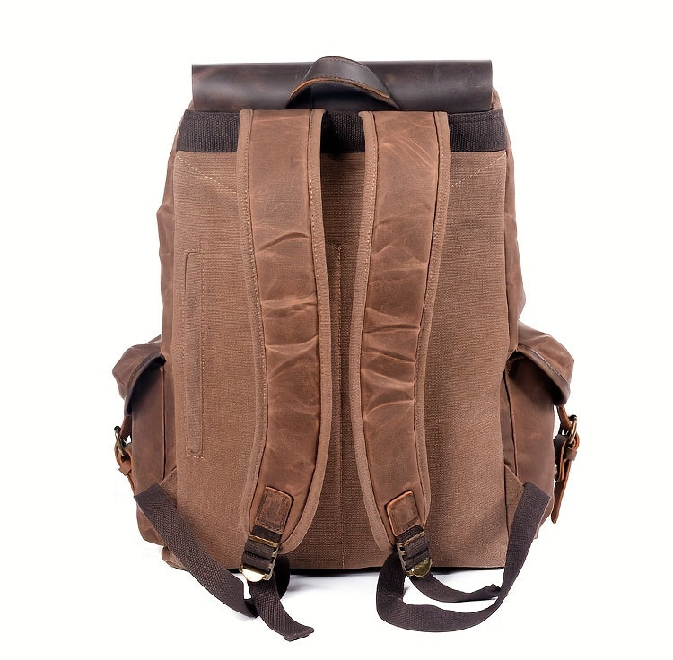 Vintage Explorer Canvas Backpack