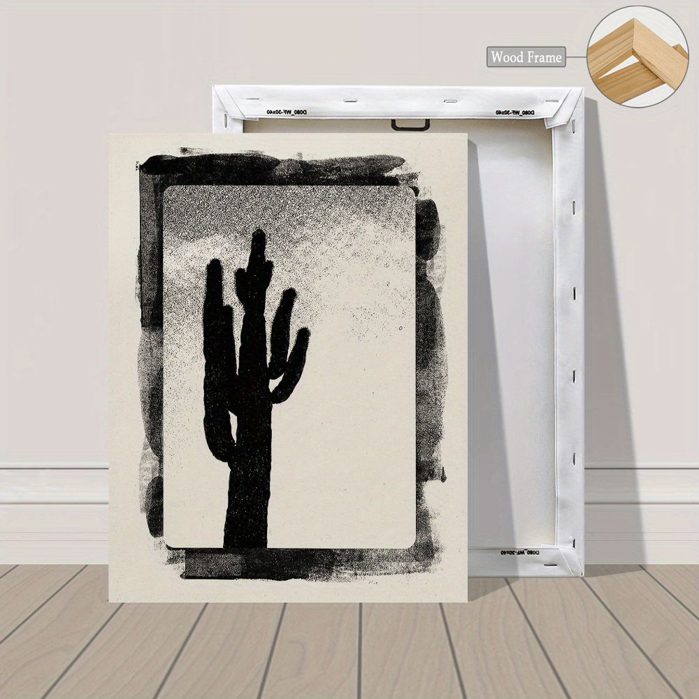 3pcs Canvas Wall Art Set- Cowboy Boots, Ace of Spades& Cactus Prints