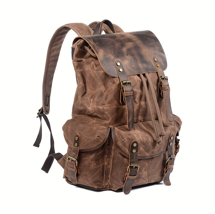 Vintage Explorer Canvas Backpack