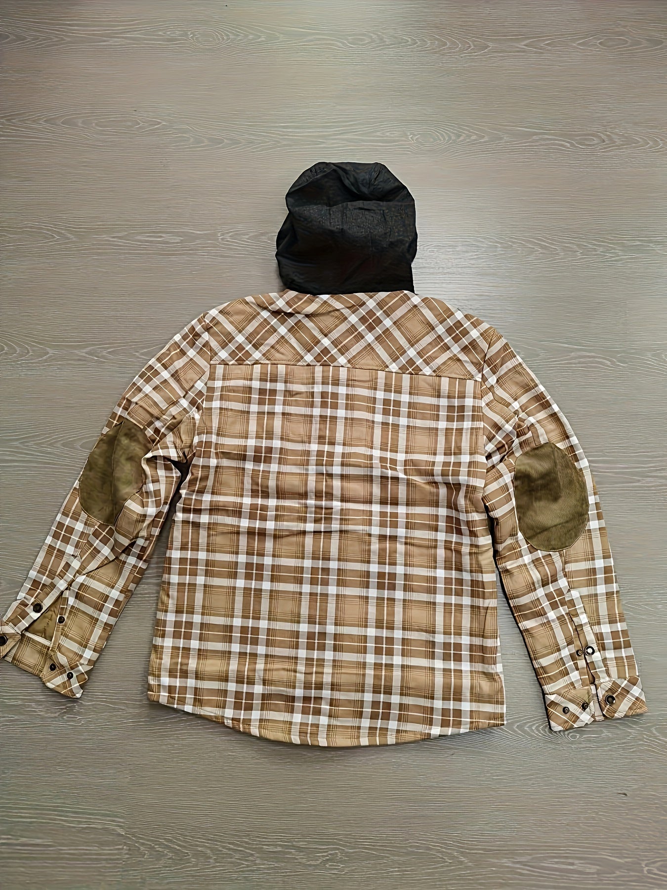 Plaid Fleece Coat