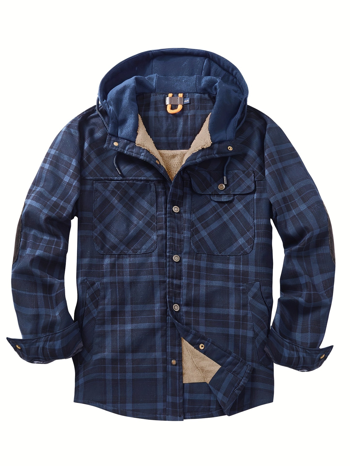 Plaid Fleece Coat