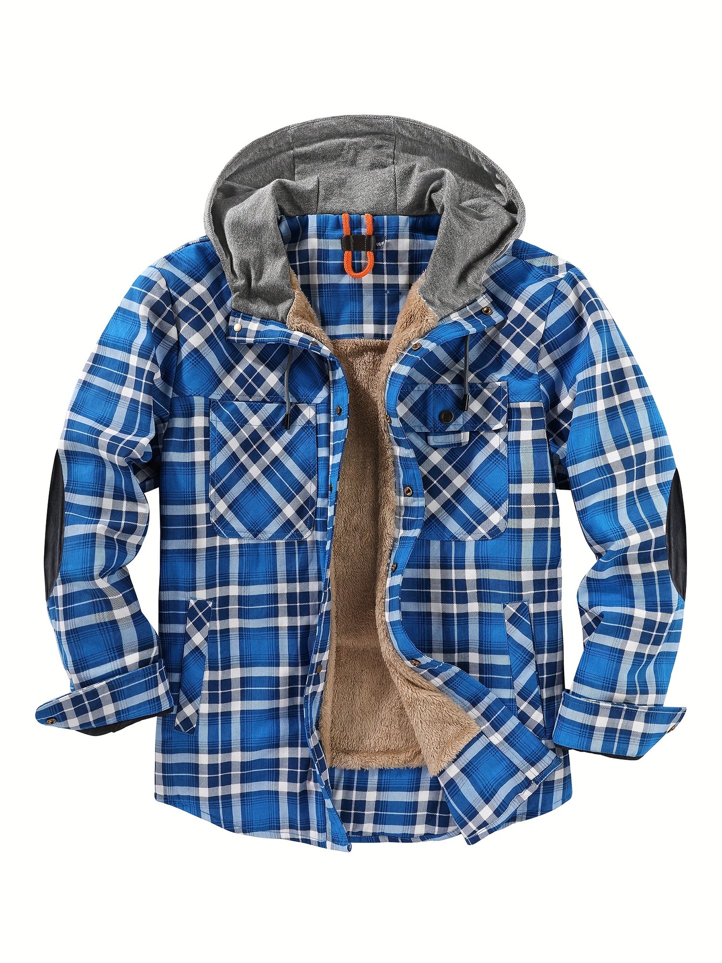 Plaid Fleece Coat