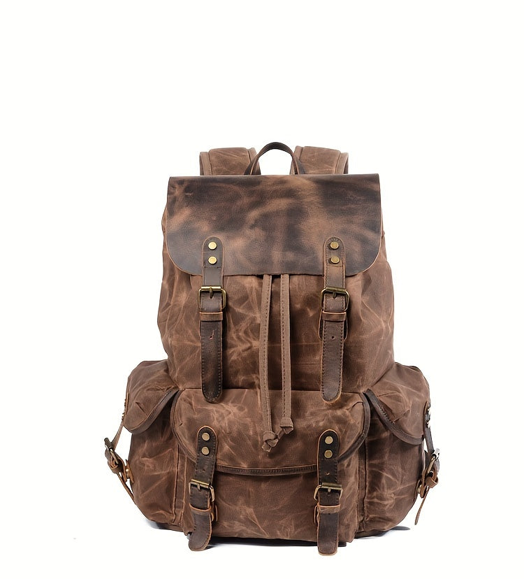 Vintage Explorer Canvas Backpack