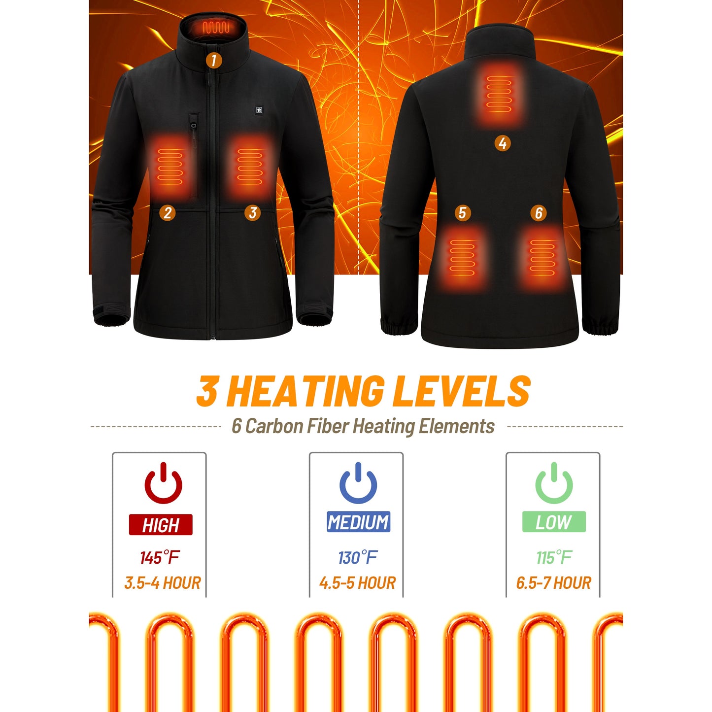 Women's Electric Heated Jacket