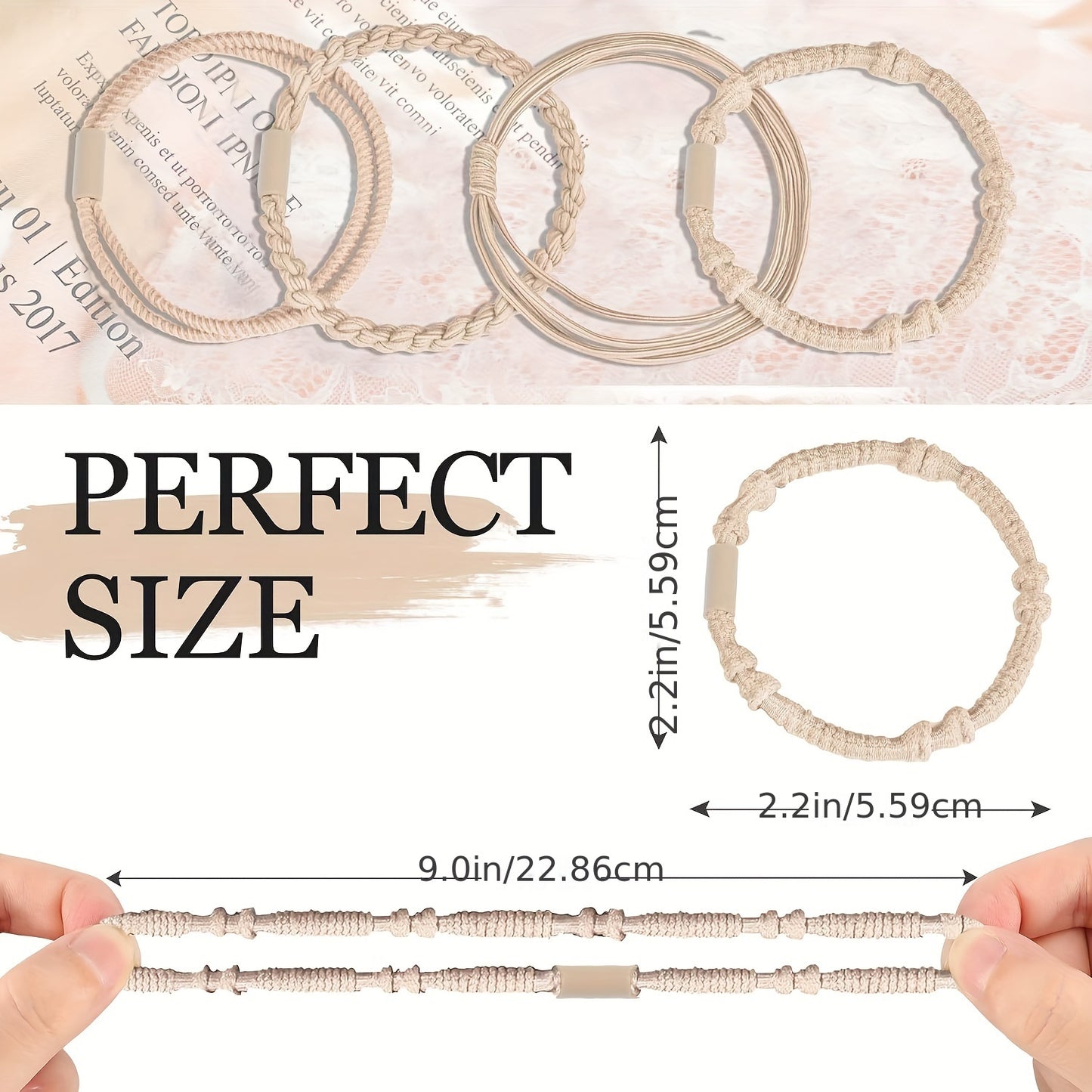 20pcs Boho Chic Hair Tie Set