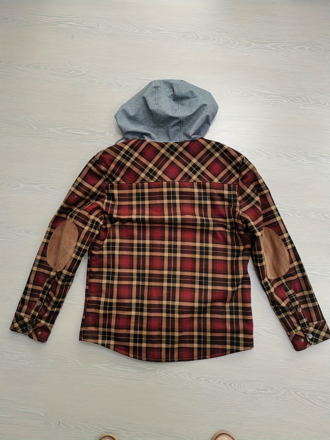 Plaid Fleece Coat