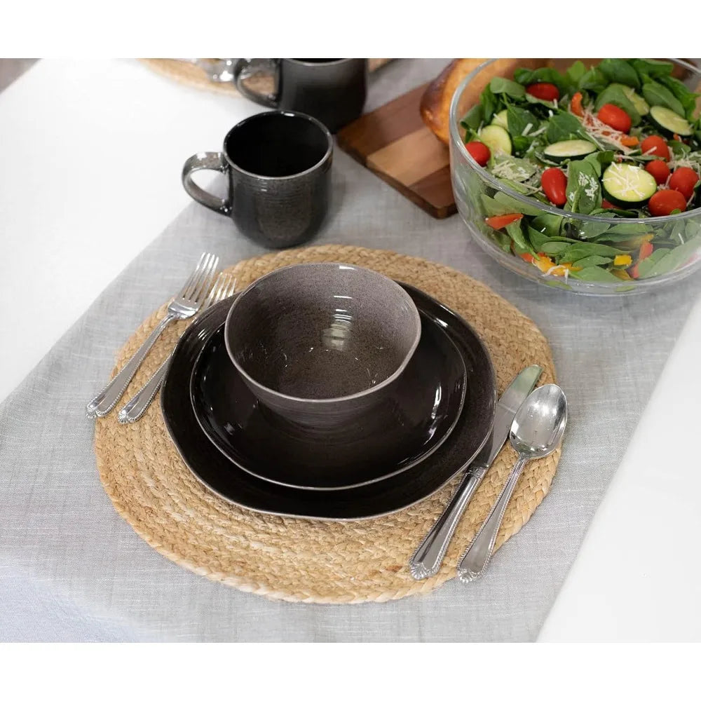 Ceramic Stoneware Dinnerware 16 Piece