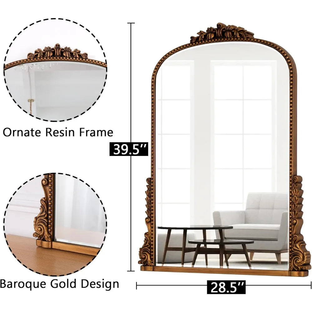 Antique Mirror for Wall Decor 39'' x 28''