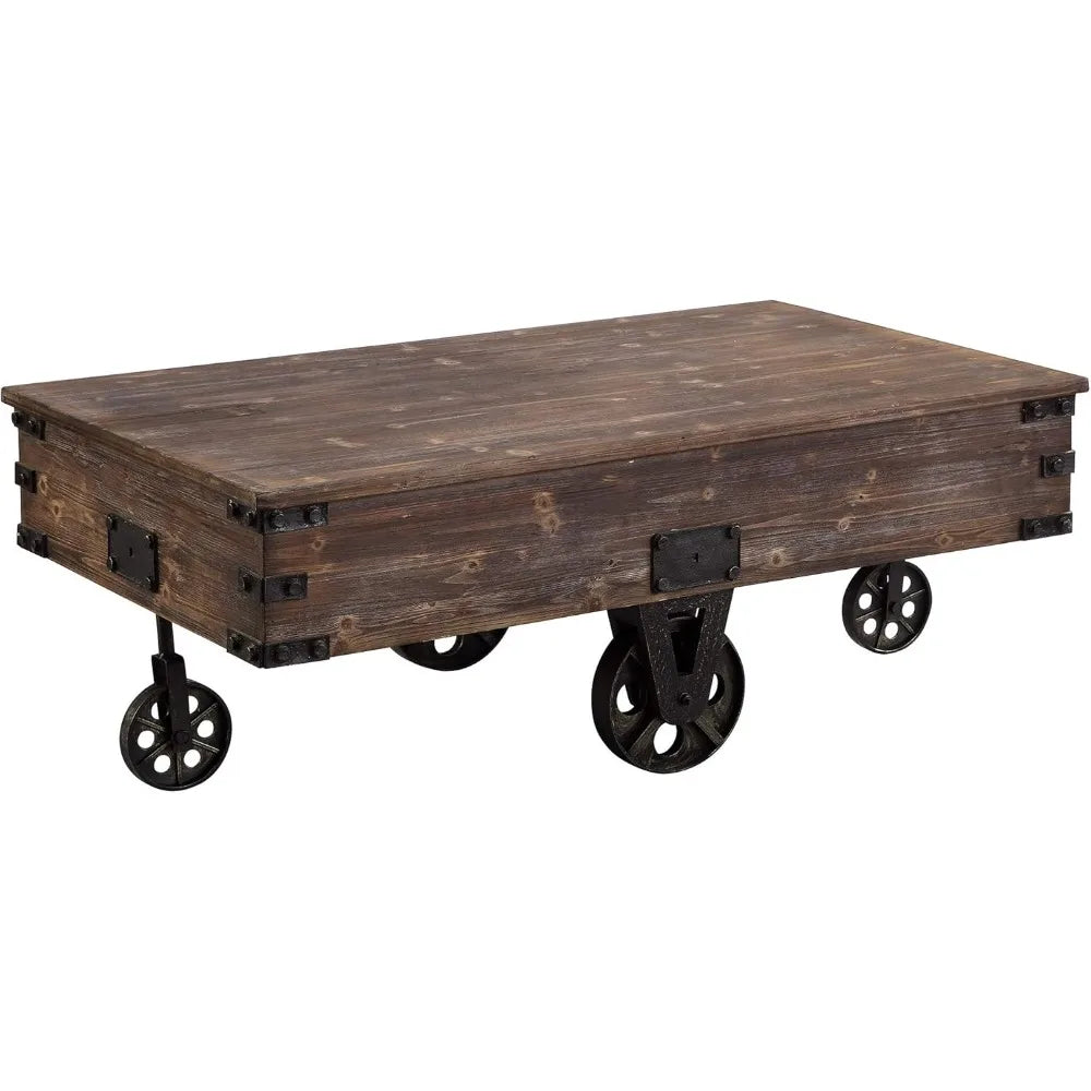 Factory Cart Coffee Table 47.25 Inches