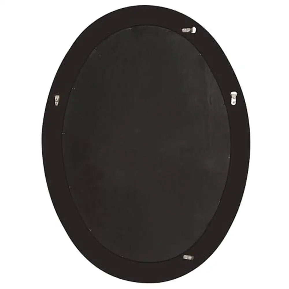 Oval Beveled Antique Gold Wall Mirror