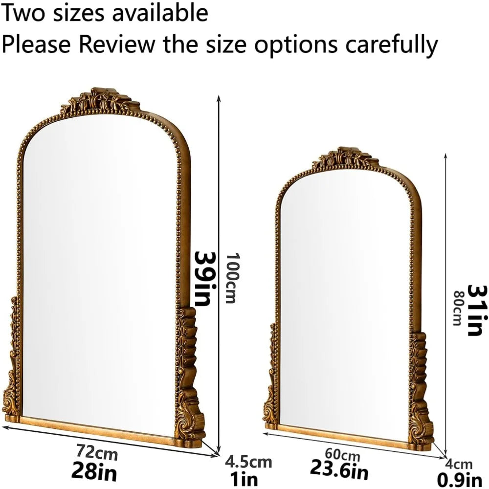 Antique Mirror for Wall Decor 39'' x 28''