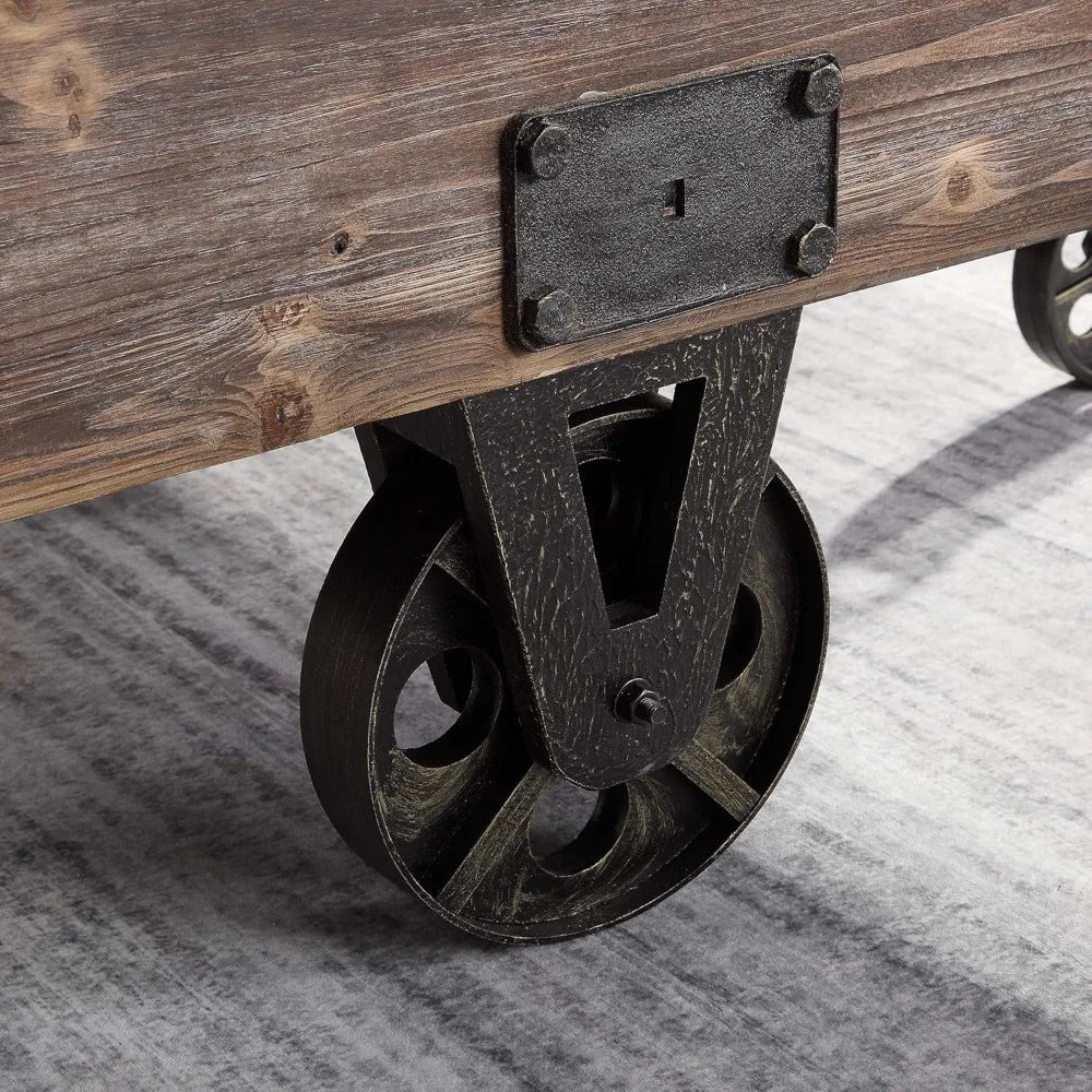 Factory Cart Coffee Table 47.25 Inches