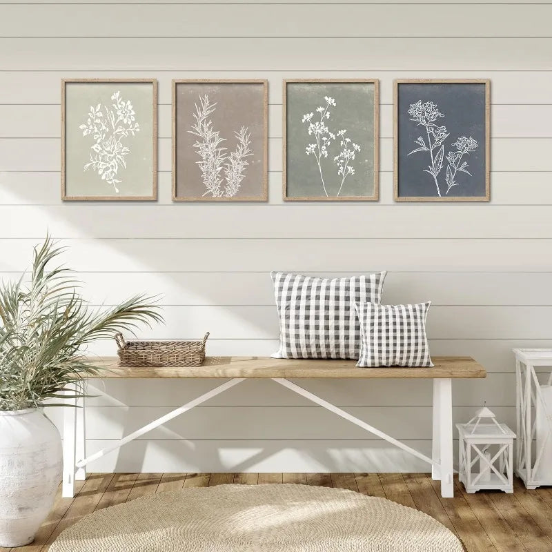 Boho Wall Art Set of 4