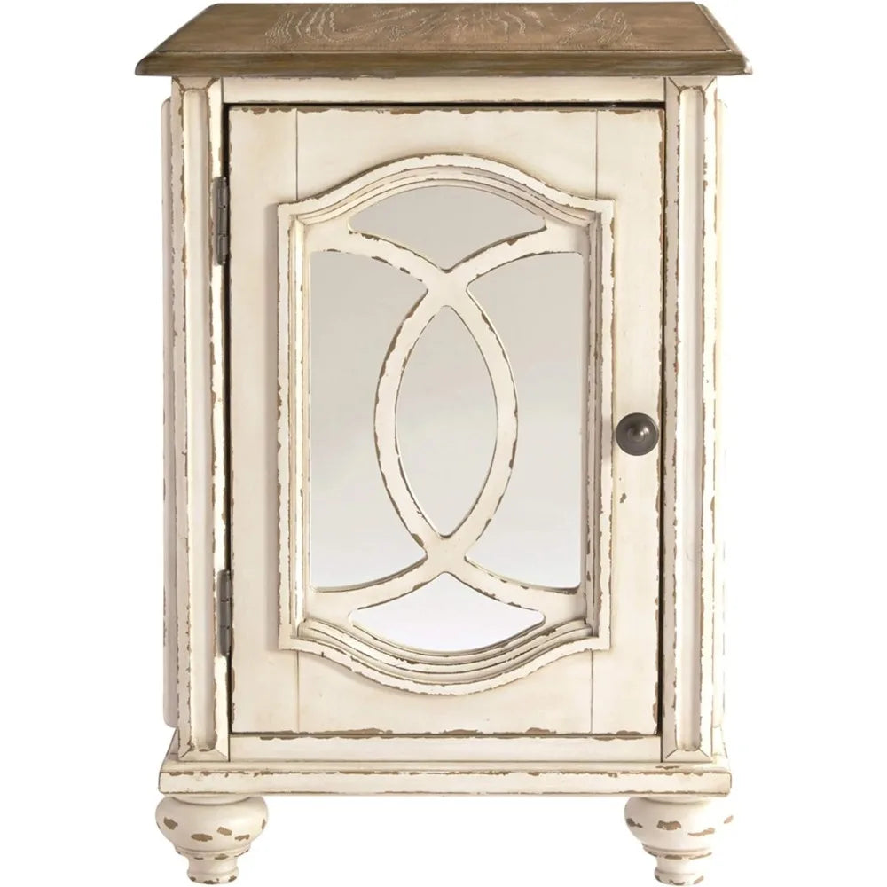 Realyn Farmhouse Chair Side End Table