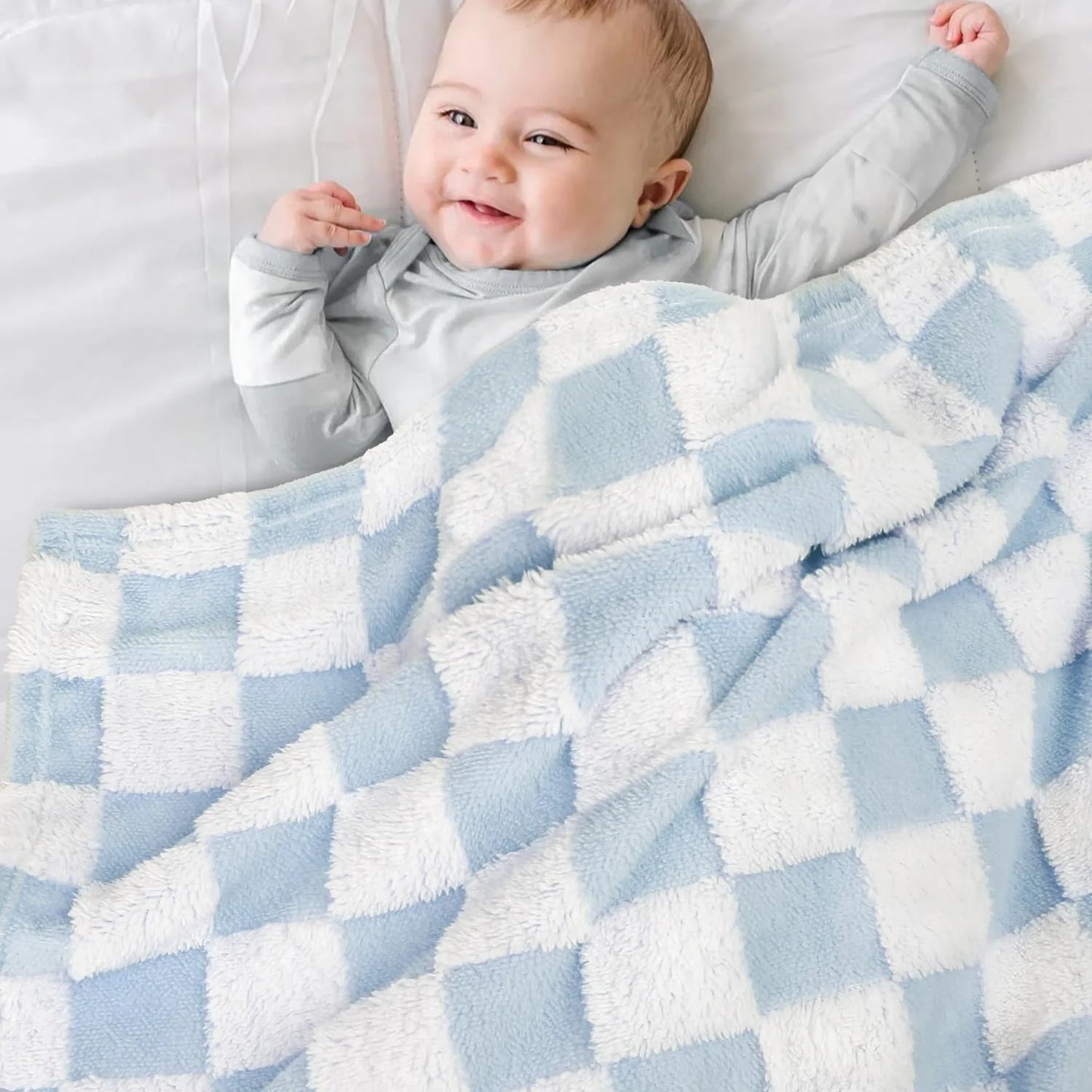 Checkered Baby Blanket
