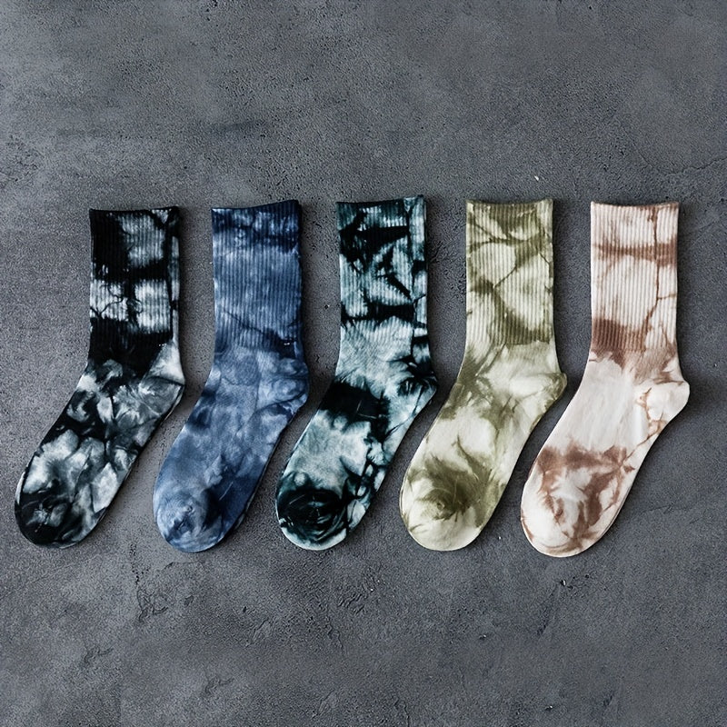 3 Pairs Men's Tie Dyed Socks