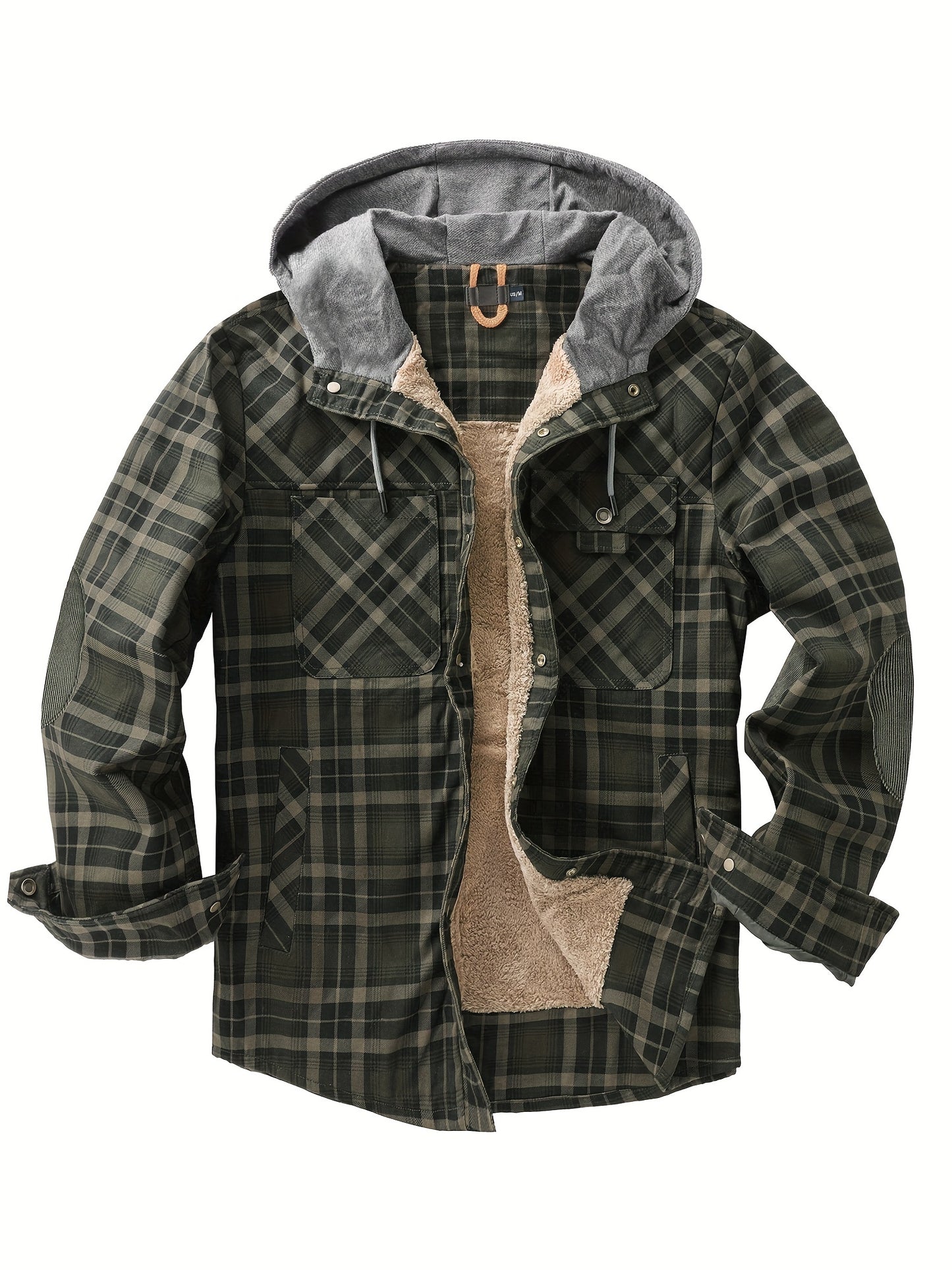 Plaid Fleece Coat